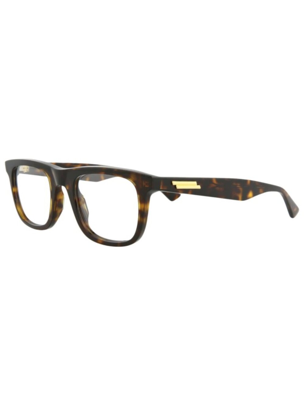 New Bottega Veneta Women's Eyeglasses Square Rectangle Acetate Frame Mens Havana